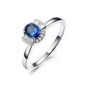 Jewelry 18k Gold Natural Sapphire Women's Ring Kelly's Special Delivery