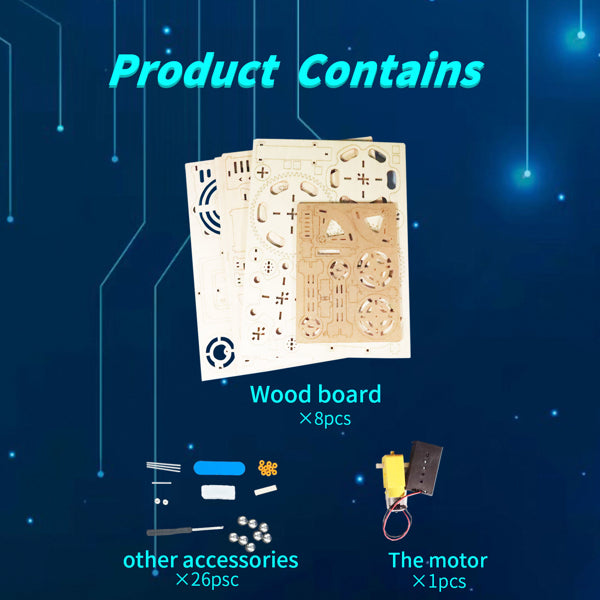 3d Wooden Puzzle Hand Whale Music Box Handmade Assembly Model Kit Holidays Birthdays Christmas Gifts Kelly's Special Delivery