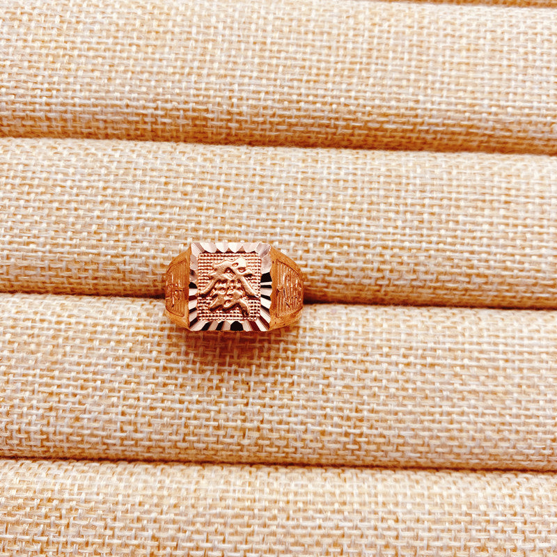 Purple Copper Men's Fortune-Bringing Red Copper Ring Kelly's Special Delivery