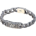 925 Silver Hollow Carved Men's Bracelet Kelly's Special Delivery